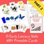 6-Step Montessori Early Language Development Packet (3 Yrs+)