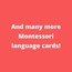 6-Step Montessori Early Language Development Packet (18 Months+)