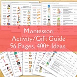 The Ultimate Montessori Activity/Gift Guide for Ages 0-12 Years