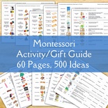 The Ultimate Montessori Activity/Gift Guide for Ages 0-12 Years