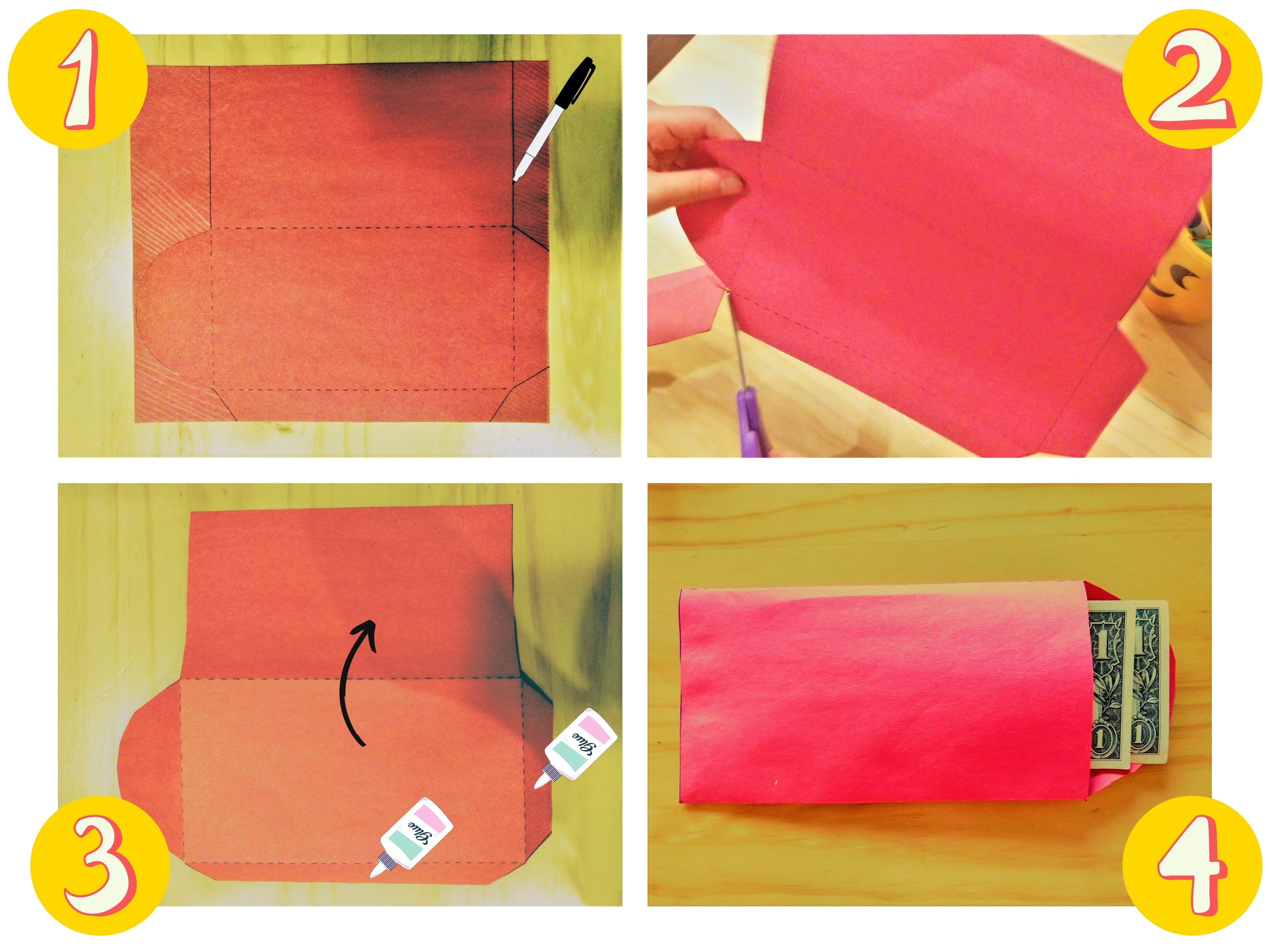 Making a red envelope